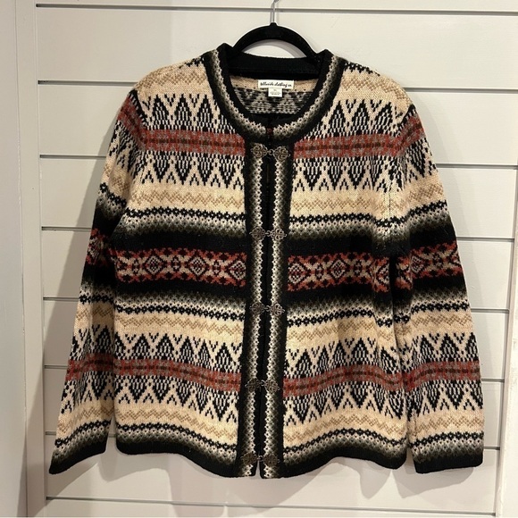 Telluride Clothing Co Sweaters - Telluride Clothing Co. Nordic Wool Cardigan Sweater, size XL